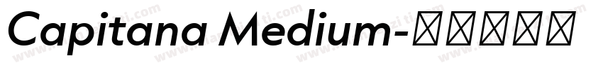 Capitana Medium字体转换